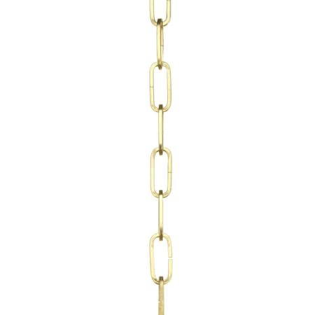 Accessory Chain - 10' Of 9 Gauge Chain In Brushed Brass